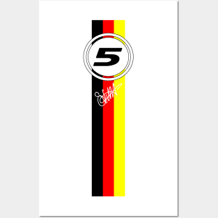 Sebastian Vettel, german pride Posters and Art